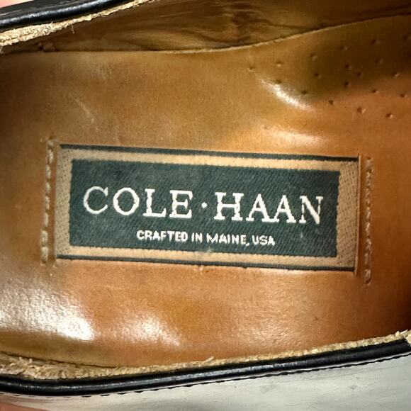VERY GOOD Rancourt & Co. x Cole Haan Split Toe Derby Black Calf Made in USA 10.5 - Picture 13 of 14